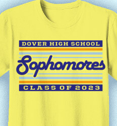 Sophomore Class Shirts - Retro Status - idea-405s1