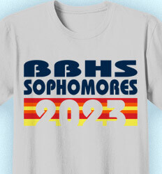 Sophomore Class Shirts - Retro Grade - idea-404r2