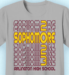 Sophomore Class Shirts - Class Offset - idea-421c2