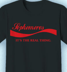 Sophomore Class Shirts - Sophomores the Real Thing - idea-427s1