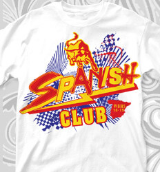 Spanish Club T Shirt Designs - Mad Checks- clas-922p6