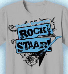 STAAR T Shirts - Rockin - clas-801t5