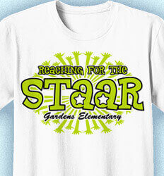 STAAR T Shirts - Reaching For the STAAR - cool-967r1