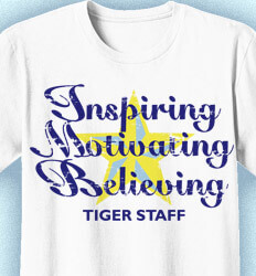 Staff Shirt Ideas - Star Phrase - clas-608t2