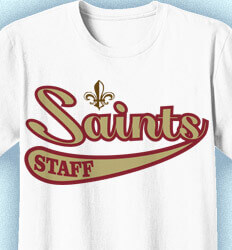 Elementary School Staff Shirts - Retro Script - clas-534a3