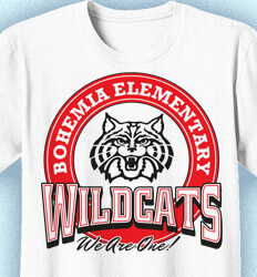 Elementary School Staff Shirts - Wildcat Pride - cool-725w1