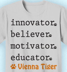 Elementary School Staff Shirts - Our Values - logo-314o1