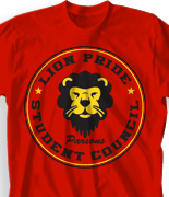 Student Council T-Shirt Design - All Star Leader desn-327b7