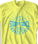 Student Council T-Shirt Design - Undisputed desn-662u2