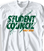 Student Council Shirt Design - Sleet desn-917s1