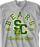 Student Council T-Shirt Design  - Big Letter desn-351f5