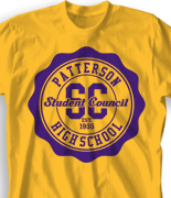 Student Council Shirt Design - Sport Seal desn-337s6