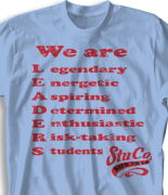 Student Council Quote Design - Vintage Slogan clas-747w2