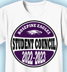 Student Council Shirts - Class Decal - desn-762f4