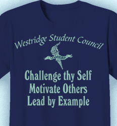 Student Council Shirts - Flambeau - clas-376o5