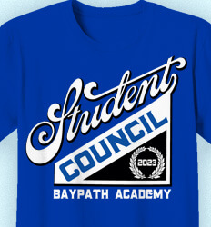 Student Council Shirts - Council Member - desn-919c3