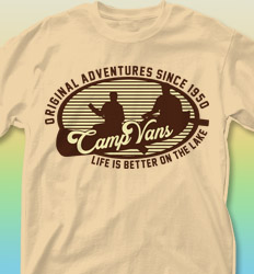 Summer Camp Shirt Design - Link Heart logo-88l4