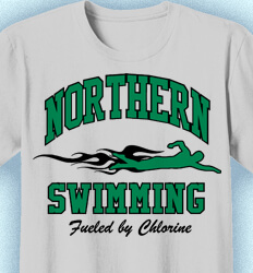 Swim Team Shirt Designs - New Vintage - desn-519t2
