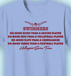 Swim Team Shirt Designs - Swimmers Do More - cool-931s1