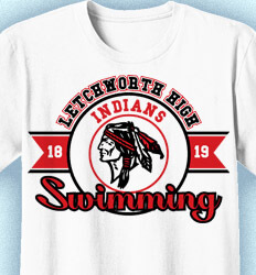 Swim Team Shirt - Collegiate Swimming - cool-778c1