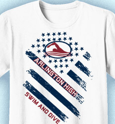 Swim Team Shirt - American Swim and Dive - cool-932a1
