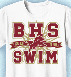 Swim Team Shirt Ideas - Water Tribe - desn-276w4