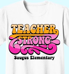 Customize Your School Staff T-Shirts - Teacher Power Design