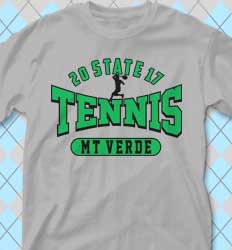 Custom Tennis Team Shirts by IZA Design