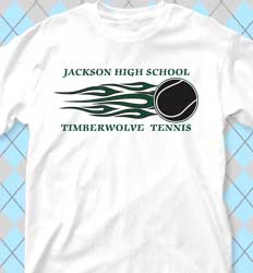 Custom Tennis Team Shirts by IZA Design