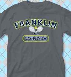 Tennis Shirt Designs - Tennis Athletic cool-434t1