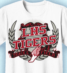 Track and Field Shirt Designs - Kappa Crest - clas-937k5