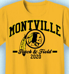Track and Field Shirt Designs - New Vintage - desn-519u1