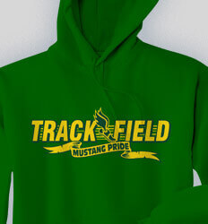 Track and Field Sweatshirts - Track Spirit - desn-339t1