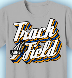 cool track and field shirts