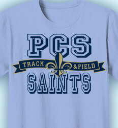 Track and Field T-shirts - Jersey Banner - clas-823o4