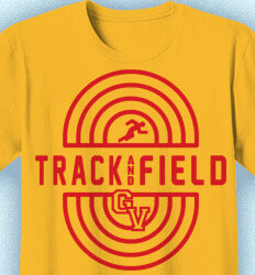 cool track and field shirts