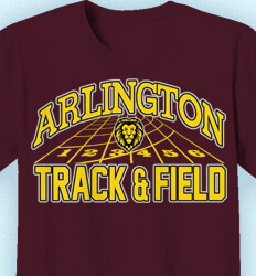 cool track and field shirts