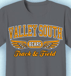 cool track and field shirts