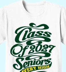 Senior Class of 2027 Shirt Designs | In the Mix with 2027 - Vapor Design