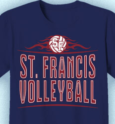 Volleyball Shirt Designs -Volleyball Charter Logo - idea-205v1
