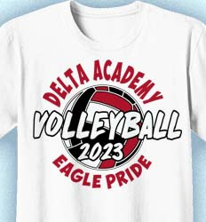 Volleyball T-Shirt Designs - Volley Checker Ball - idea-211v2