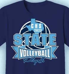 Volleyball Team Shirts - Huge State Volleyball - idea-228h2