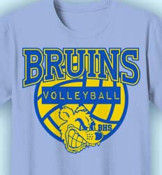 Volleyball Team Shirts - Mascot Volleyball Camp - idea-203m2