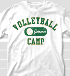 Volleyball Camp Shirt Design - Volleyball Club desn-696v1