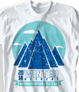 Winter Youth Retreat T Shirt  - Cuatro Peaks desn-858c1