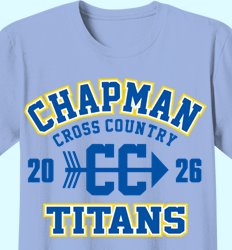 Customize Your Cross Country T-Shirts - X-Classic Jersey Design