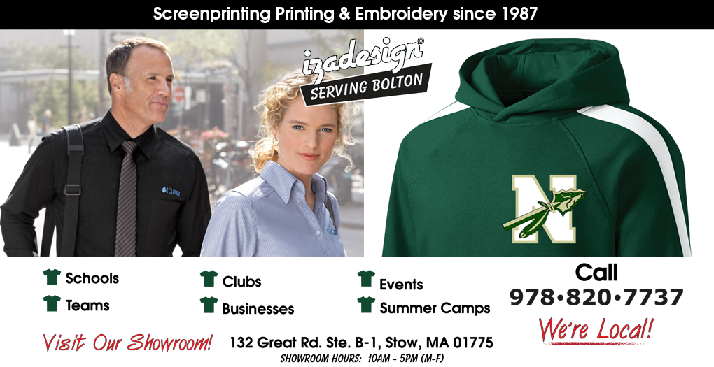 IZA Design Screen Printing and Embroidery in Bolton, MA