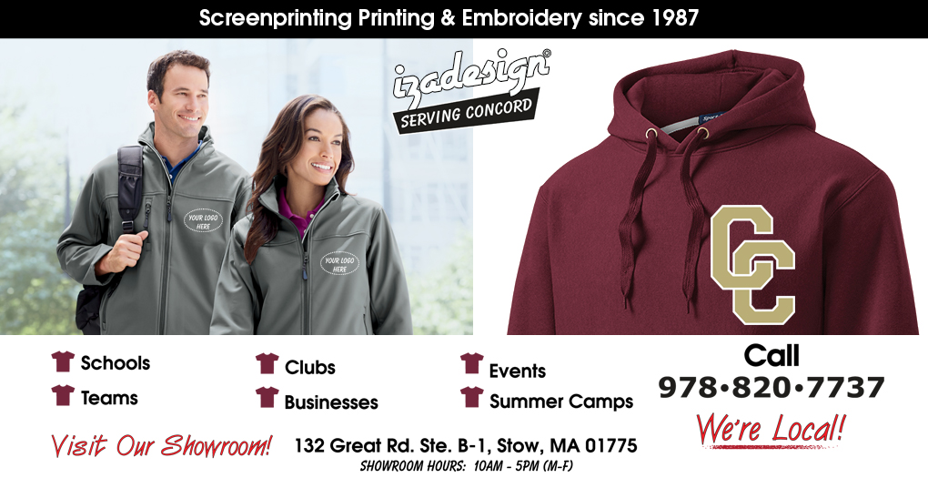 IZA Design Screen Printing and Embroidery in Concord, MA