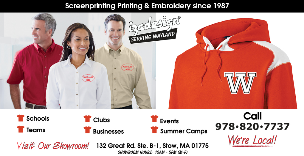 IZA Design Screen Printing and Embroidery in Wayland, MA