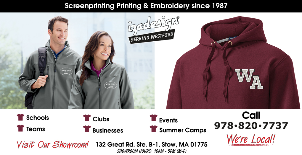 IZA Design Screen Printing and Embroidery in Westford, MA
